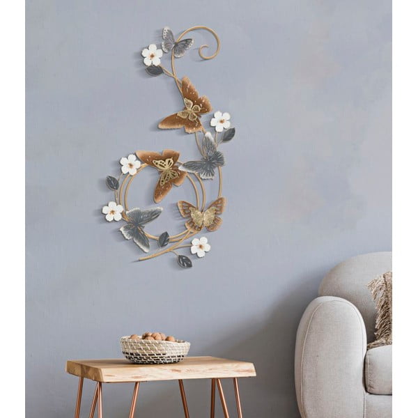 Decorațiune de perete din metal 45x88 cm Delis – Mauro Ferretti-image-1