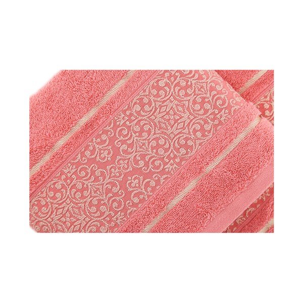 Set 2 prosoape Fance, 50 x 90 cm, roz-image-1