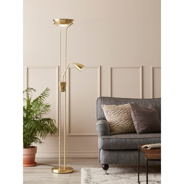Lampadar auriu cu abajur din metal (înălțime 180 cm) Detroit – Markslöjd-image-1