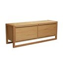 Pantofar în culoare naturală cu deschidere înclinată cu bancă cu aspect de lemn de stejar NewEst – Woodman