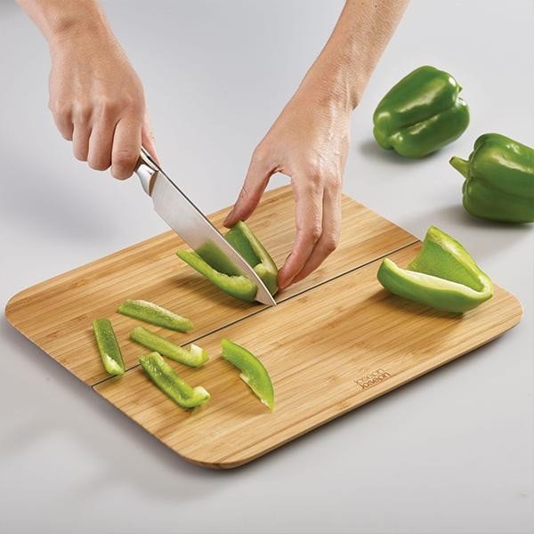 Tocător pliabil din bambus Joseph Joseph Chop2Pot, lungime 32,5 cm-image-3