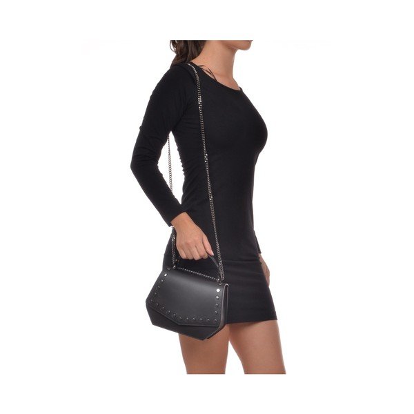 Geantă din piele Isabella Rhea Pasmo, negru-image-1