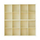 Bibliotecă galben-deschis suspendată 70x70 cm Mistral – Hammel Furniture