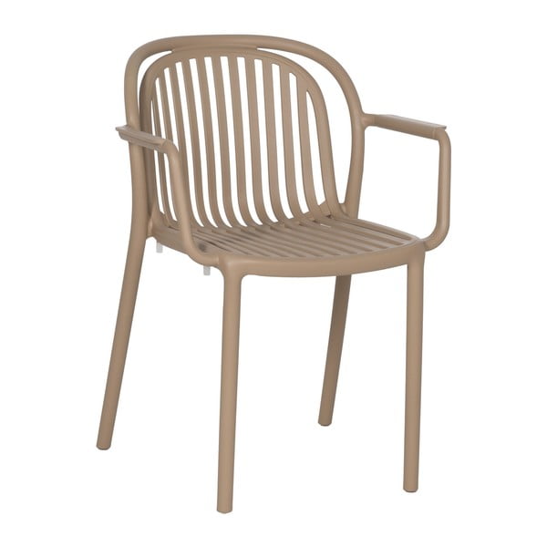 Scaun de dining bej din plastic Alia – Ixia