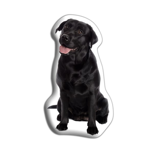 Pernă cu imprimeu Labrador retriever negru Adorable Cushions