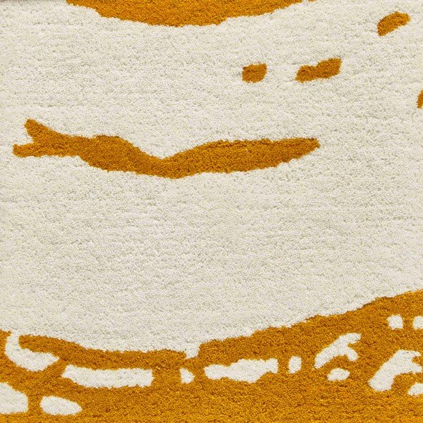 Covor din lână Think Rugs Elements Circle, 120 x 170 cm, galben muștar-image-1