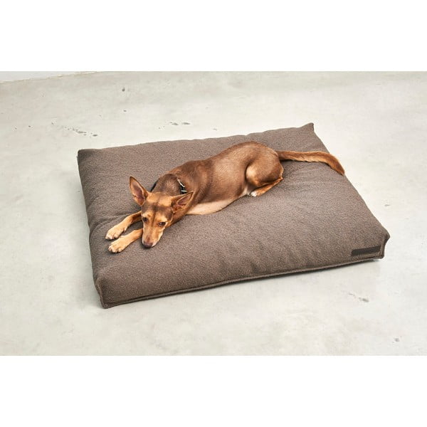 Saltea maro pentru câini din material bouclé 120x90 cm Mondo Chocolate L – MiaCara-image-3