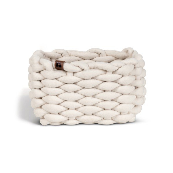 Coș de depozitare din material textil 20x15x11 cm Peach Skin S – Bigso-image-4