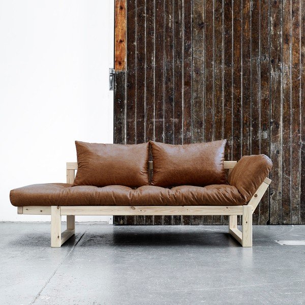 Canapea Karup Vintage Edge Natural/Choco-image-1