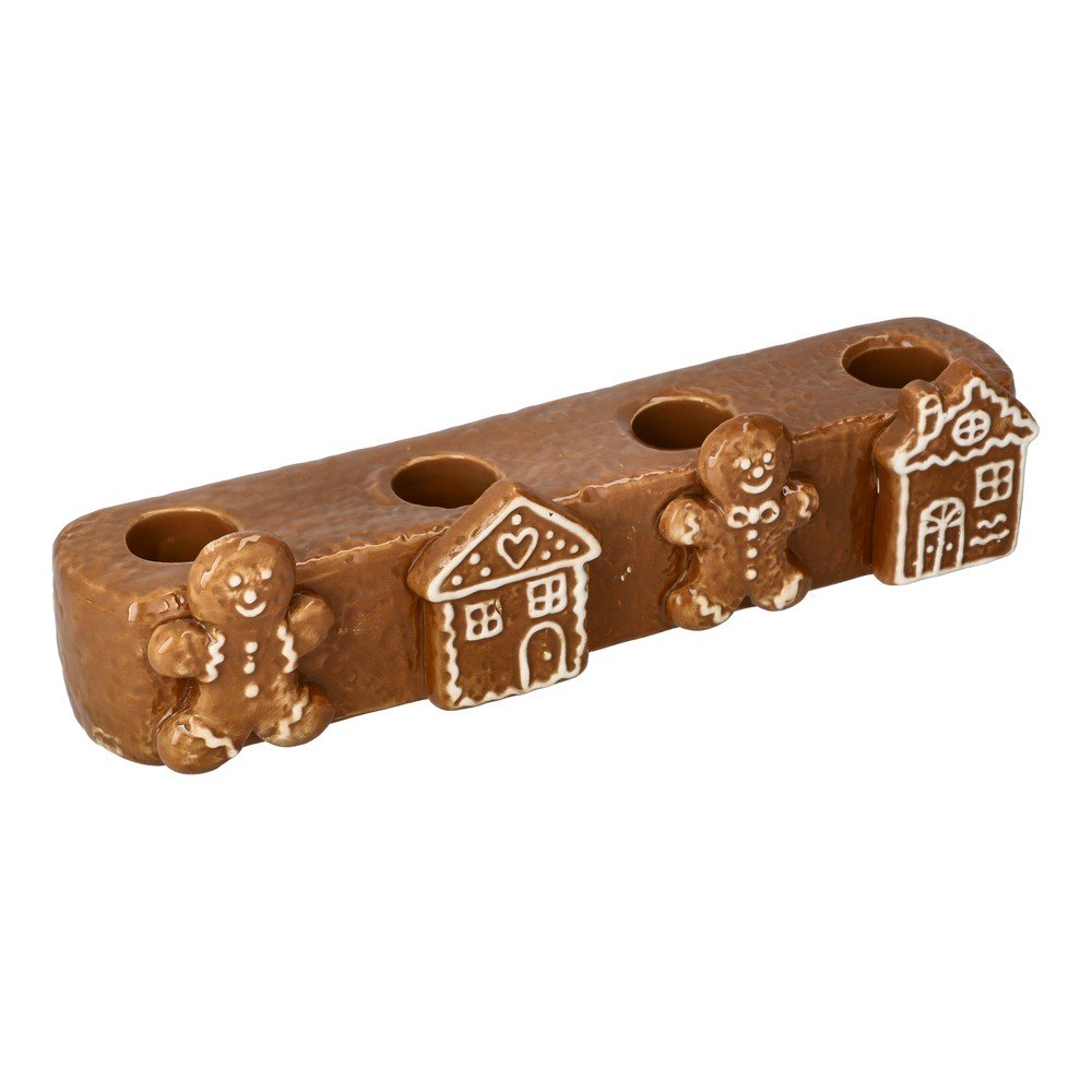 Sfeșnic pentru advent din ceramică cu model de Crăciun Vinterby – Dakls