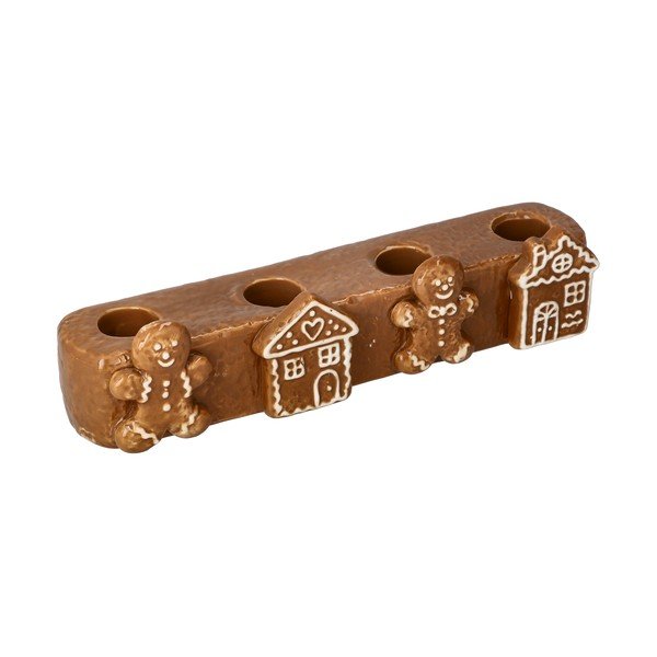 Sfeșnic pentru advent din ceramică  cu model de Crăciun Vinterby – Dakls