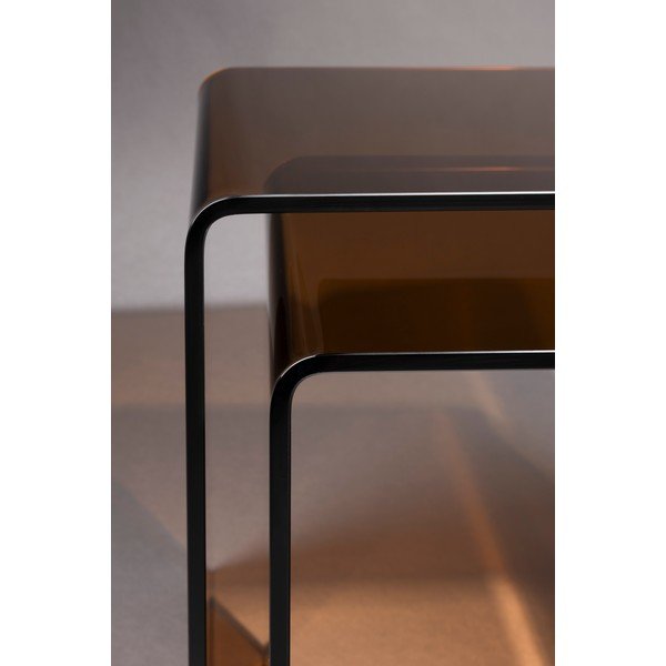 Măsuțe auxiliare 2 buc. din sticlă 40x45 cm Vetro – Dutchbone-image-4