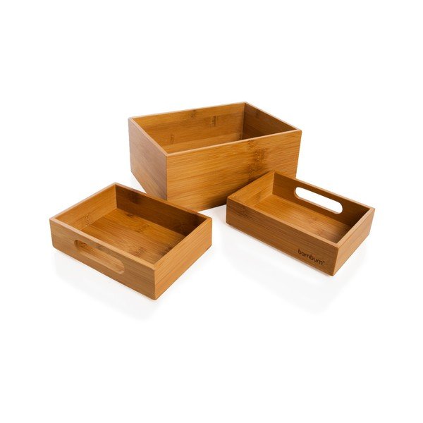 Cutie de depozitare din bambus - Bambum-image-1