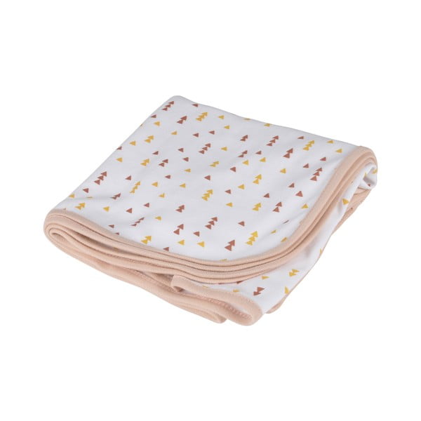 Pătură pentru copii albă din bumbac 75x75 cm Forest – Bébé Douceur