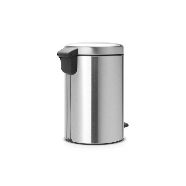 Coș de gunoi argintiu mat cu pedală din oțel 12 l NewIcon – Brabantia-image-3