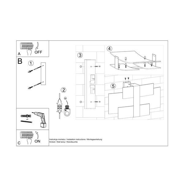 Aplică de perete albă Marett – Sollux-image-3