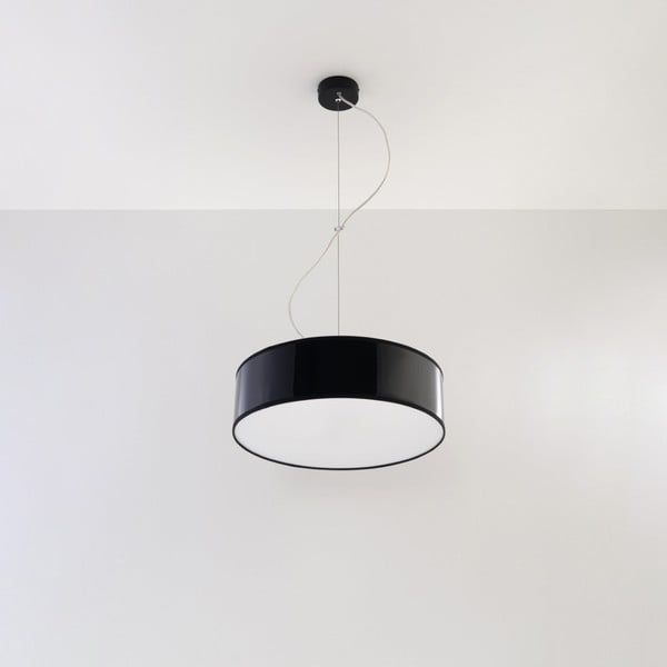 Lustră neagră ø 35 cm Atis – Nice Lamps