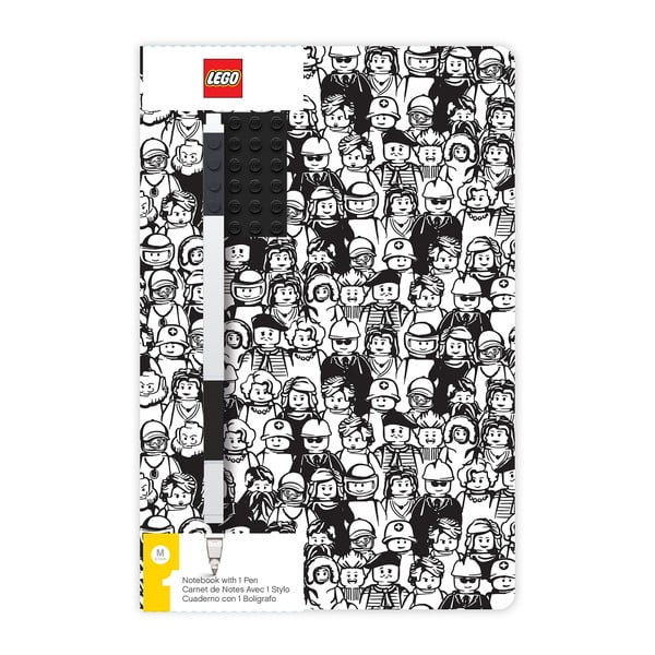 Set agendă și pix LEGO® Minifigure Brick
