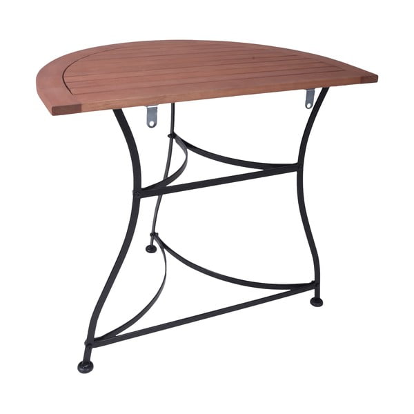 Masă auxiliară de grădină din lemn de eucalipt 54x85 cm Wien – Garden Pleasure-image-2