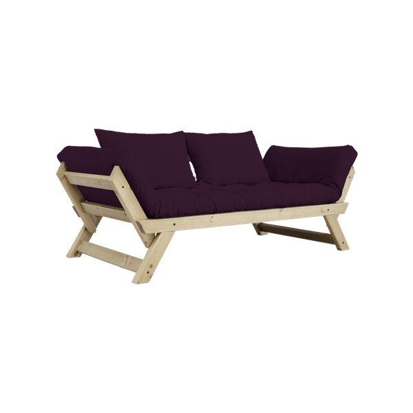 Canapea extensibilă Karup Bebop Natural/Purple Plum-image-2