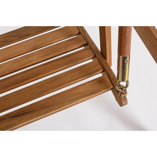 Balansoar de grădină în culoare naturală din lemn masiv Noemi – Bizzotto-image-4