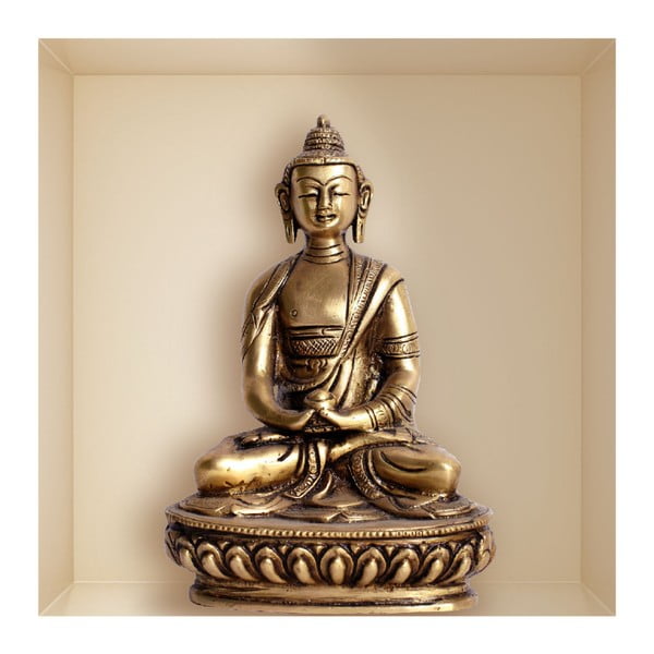Autocolant cu efect 3D Fanastick Buddha Statue-image-1