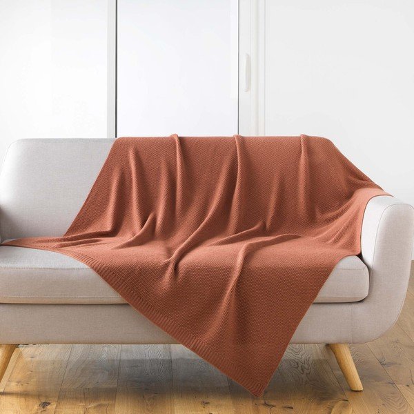 Pătură tricotată 125x150 cm Tricotine – douceur d'intérieur-image-1