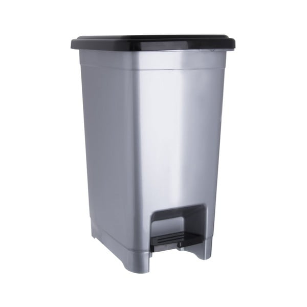Coș de gunoi cu pedală din plastic 10 l Slim – Orion