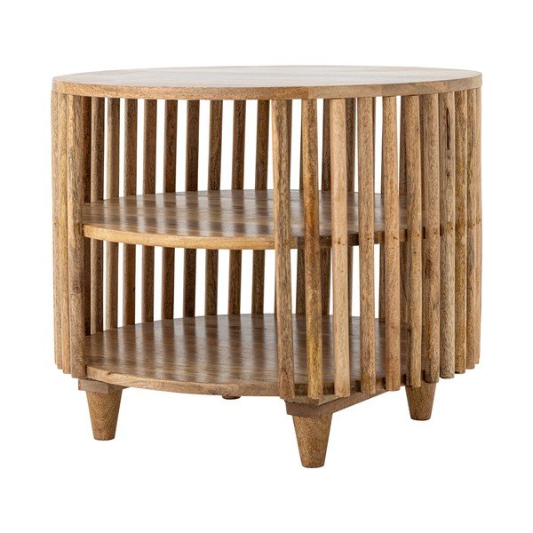 Măsuță de cafea în culoare naturală rotundă din lemn de mango ø 60 cm Sali – Bloomingville-image-2