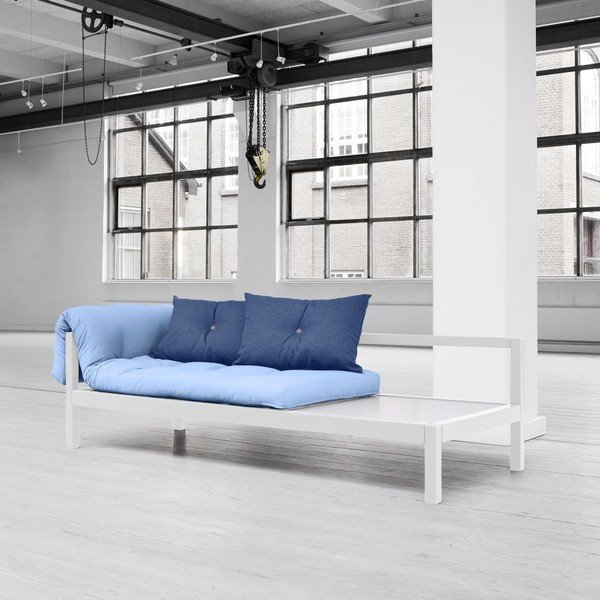 Canapea multifuncțională Karup Soul Cool Gray/Celeste/Gris-image-1