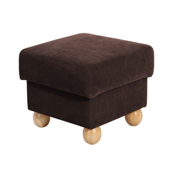 Taburet Max Winzer Monarch Velor, maro închis-image-1