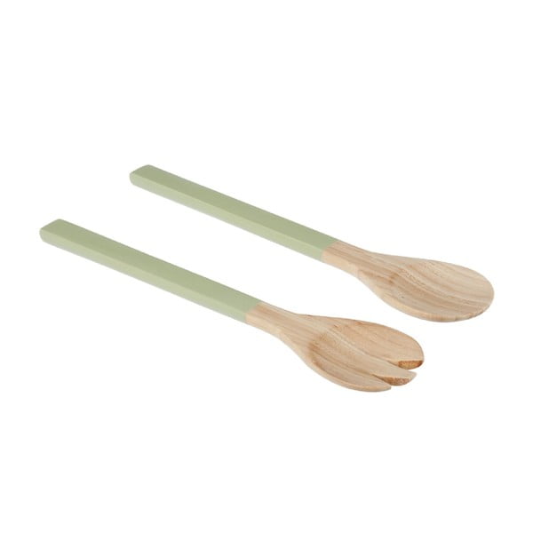 Lingură din bambus pentru salată J-line Bamboo Green