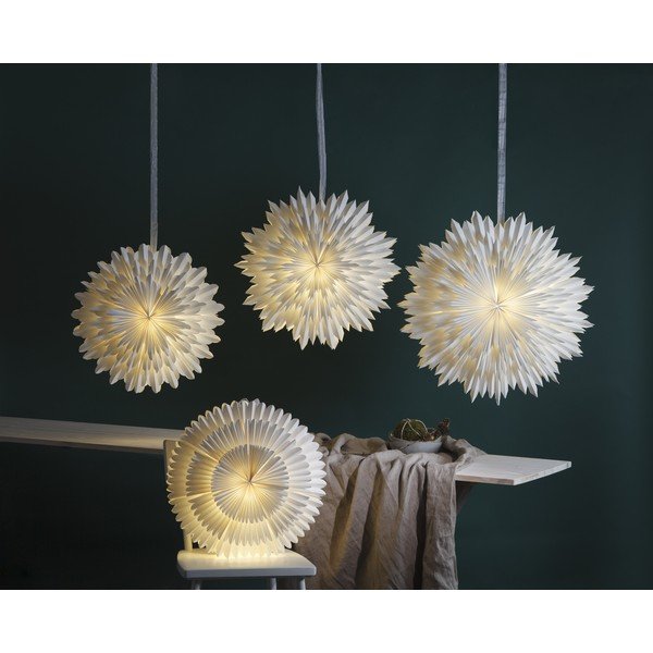 Decorațiune luminoasă albă de Crăciun ø 50 cm Frost - Star Trading-image-3