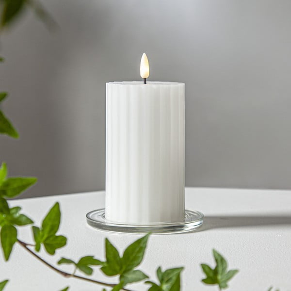 Lumânare LED (înălțime 15 cm) Flamme Stripe – Star Trading-image-1