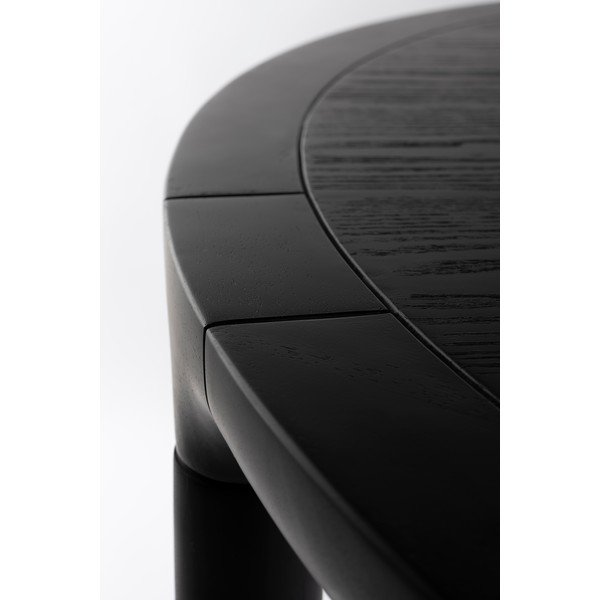 Masă de dining rotundă cu aspect de lemn de frasin ø 128 cm Storm – Zuiver-image-4