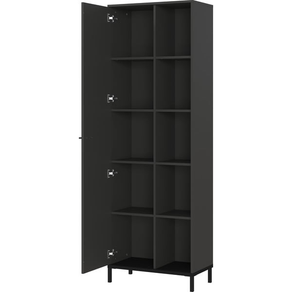Bibliotecă gri antracit 64x190x34 cm Rovigo – Germania-image-3
