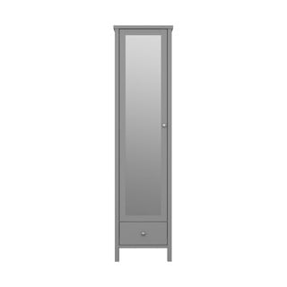 Șifonier gri cu oglindă 49.3x195 cm Tromsö - Tvilum