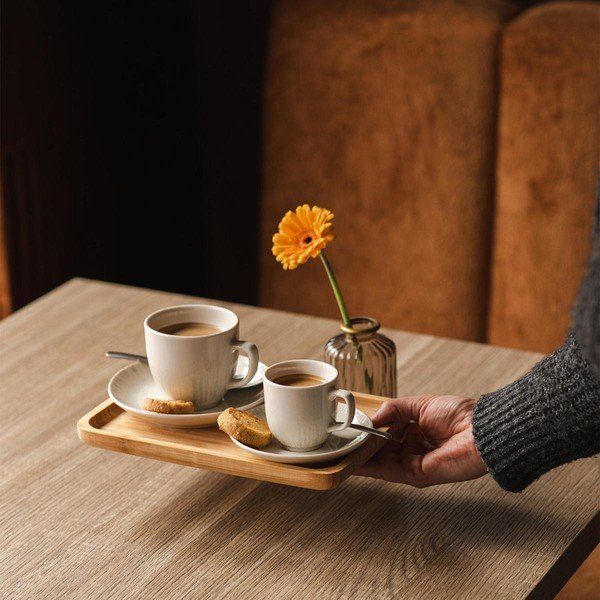 Farfurioară gri deschis din porțelan ø 14 cm Nuance – BonBistro-image-2