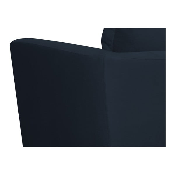 Fotoliu Mazzini Sofas Elena Cotton, albastru închis-image-3