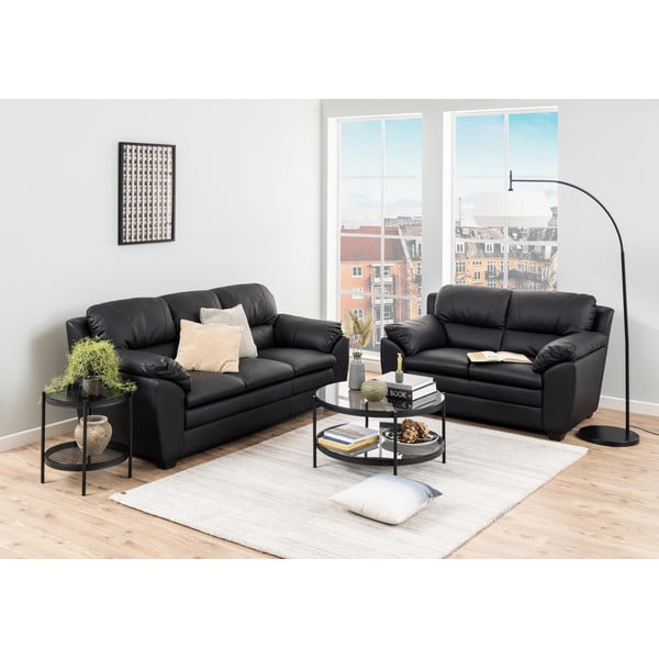 Măsuță de cafea rotundă cu blat de sticlă ø 79 cm Bayonne - Actona-image-2