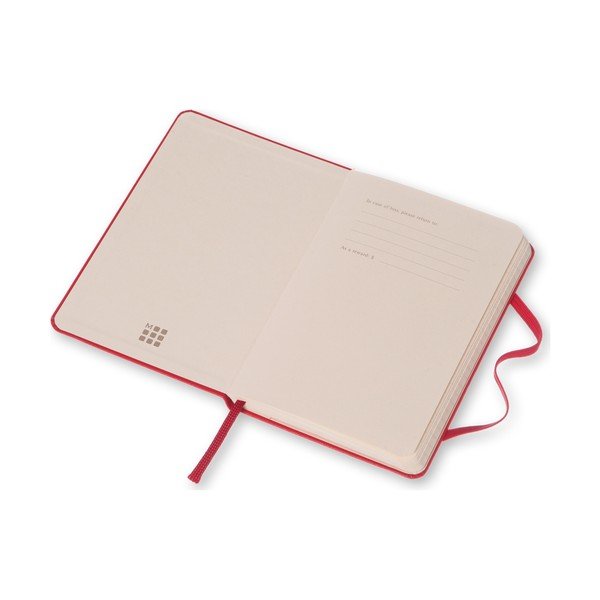 Jurnal saptămânal roșu Moleskine Hard, 18 luni, mic-image-1