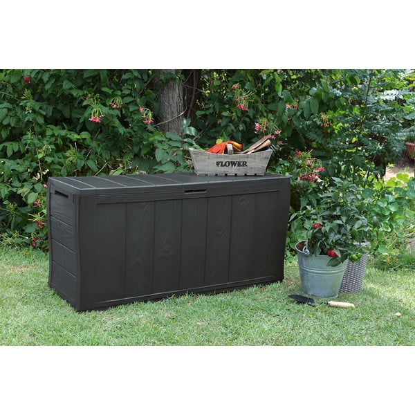 Cutie de depozitare pentru grădină gri închis Sherwood – Keter-image-3