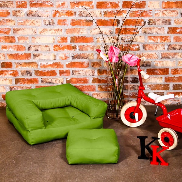 Fotoliu pentru copii Karup Baby Cube Lime-image-1