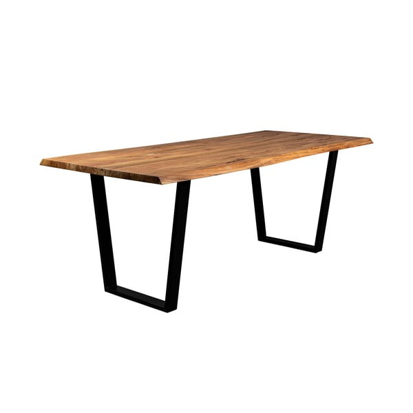 Masă de dining cu blat din lemn de acacia 90x180 cm Aka – Dutchbone-image-2