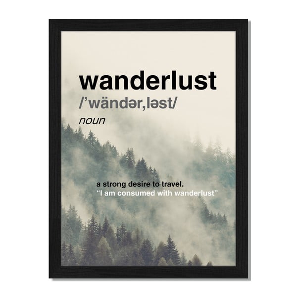 Tablou înrămat Liv Corday Scandi Wanderlsut, 30 x 40 cm