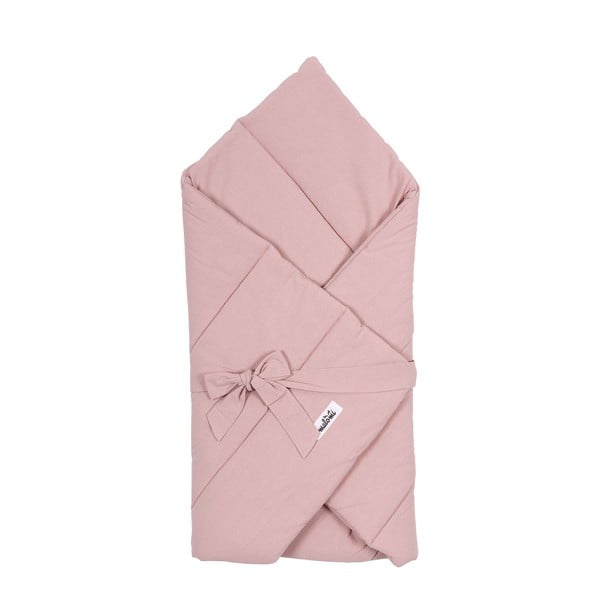 Pătură pentru copii roz din bumbac 75x75 cm – Malomi Kids