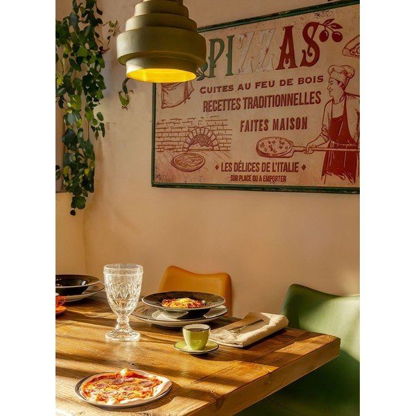 Lustră verde ø 25 cm – Antic Line-image-1
