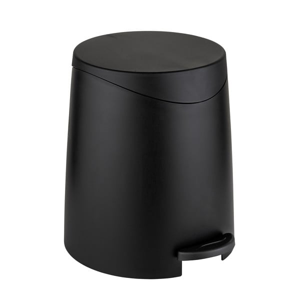 Coș de gunoi negru cu pedală din plastic 3 l Portes – Allstar