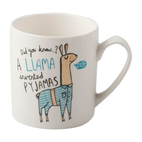 Cană porțelan Creative Tops Llama Pyjamas, 300 ml