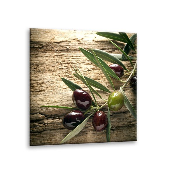 Tablou Styler Glas Kitchen Olives 4, 30 x 30 cm-image-1